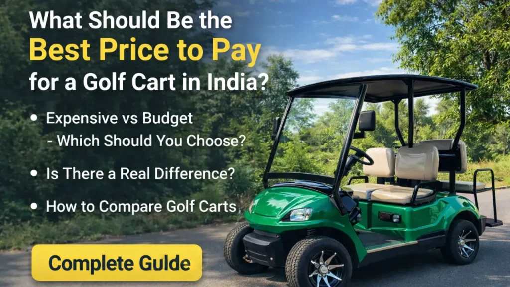 Guide for price of golf car in India
