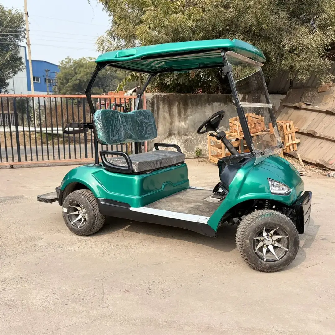 2 seater golf cart side