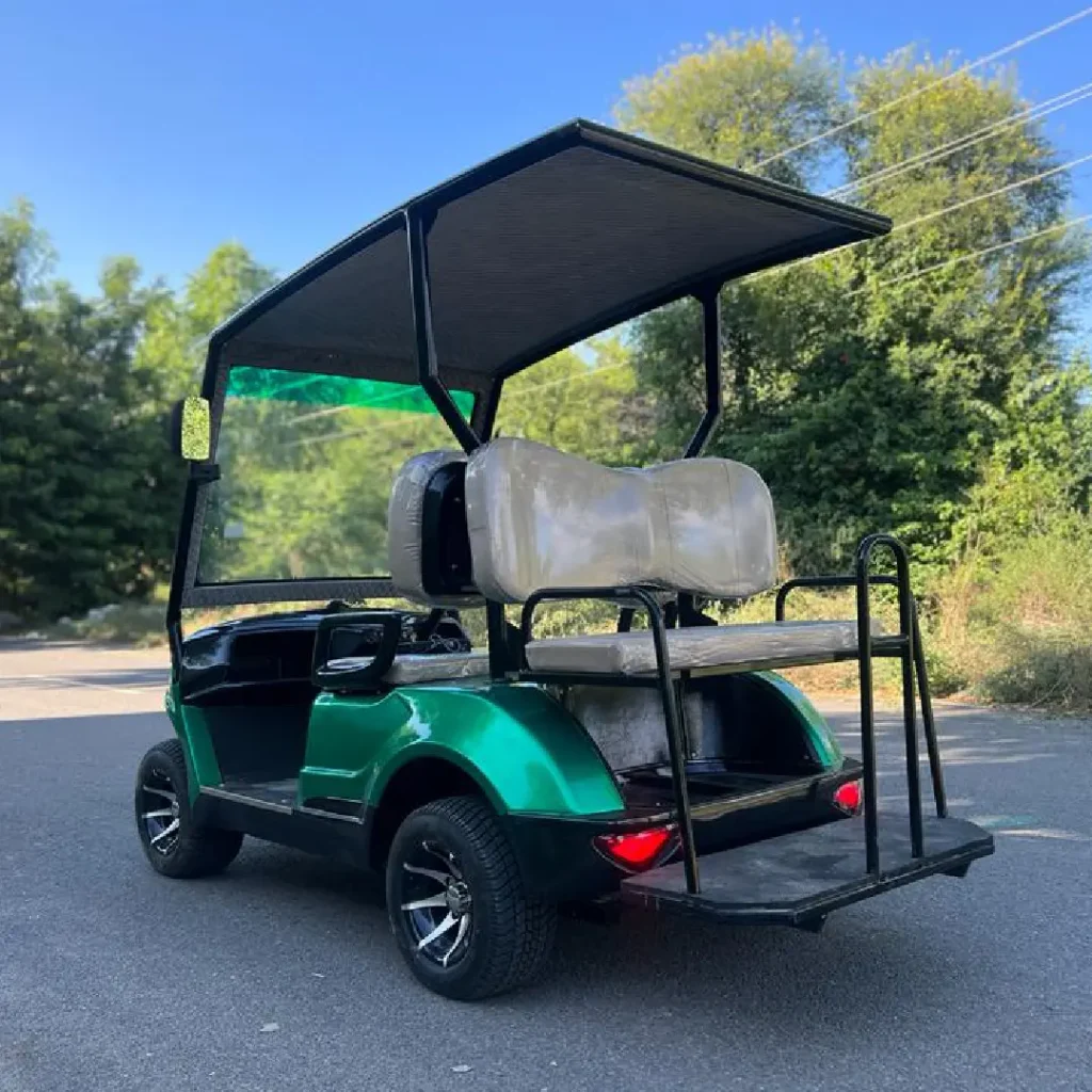 4 seater elara quad golf cart backside